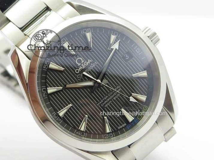 0313 Versatile Aqua Terra ‘PyeongChang 2018’ JHF Best Edition Black Dial On SS Bracelet A 8204